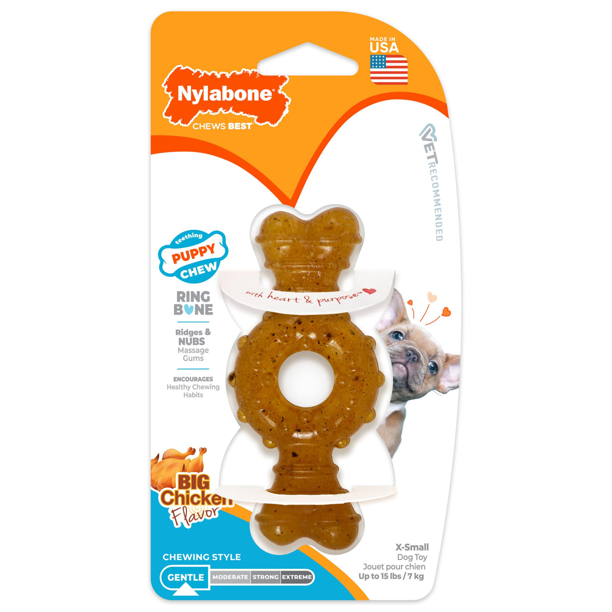 Chicken Flavor X-Small Dog Chew Toy K6689