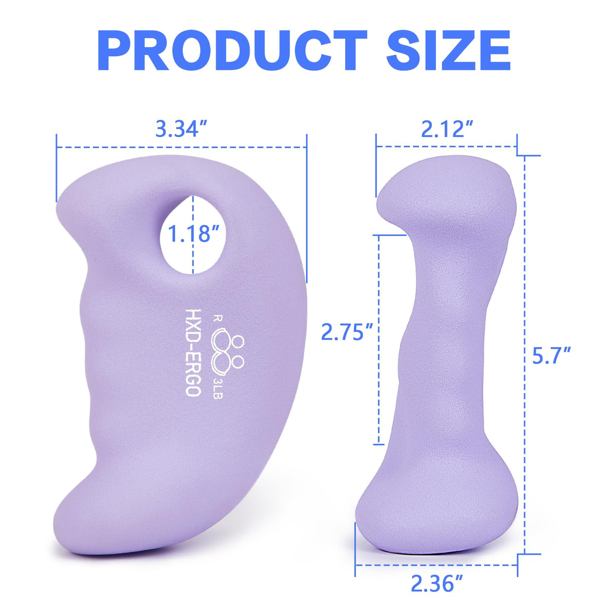 Ergonomic Ear Dumbbells T1281