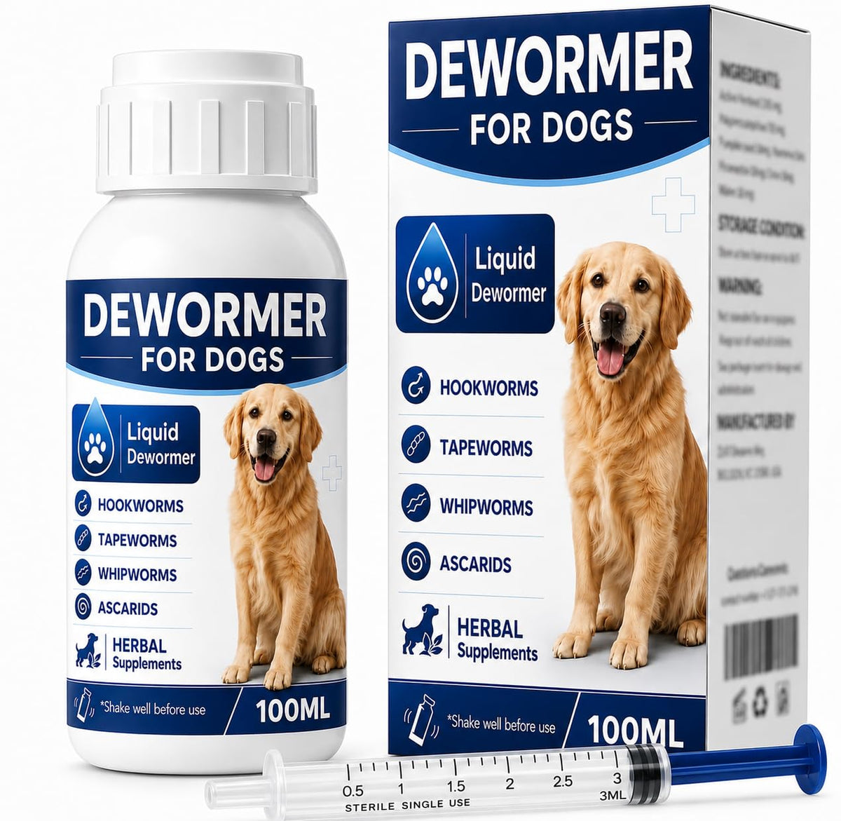 Dog and Puppy Dewormer Liquid B331