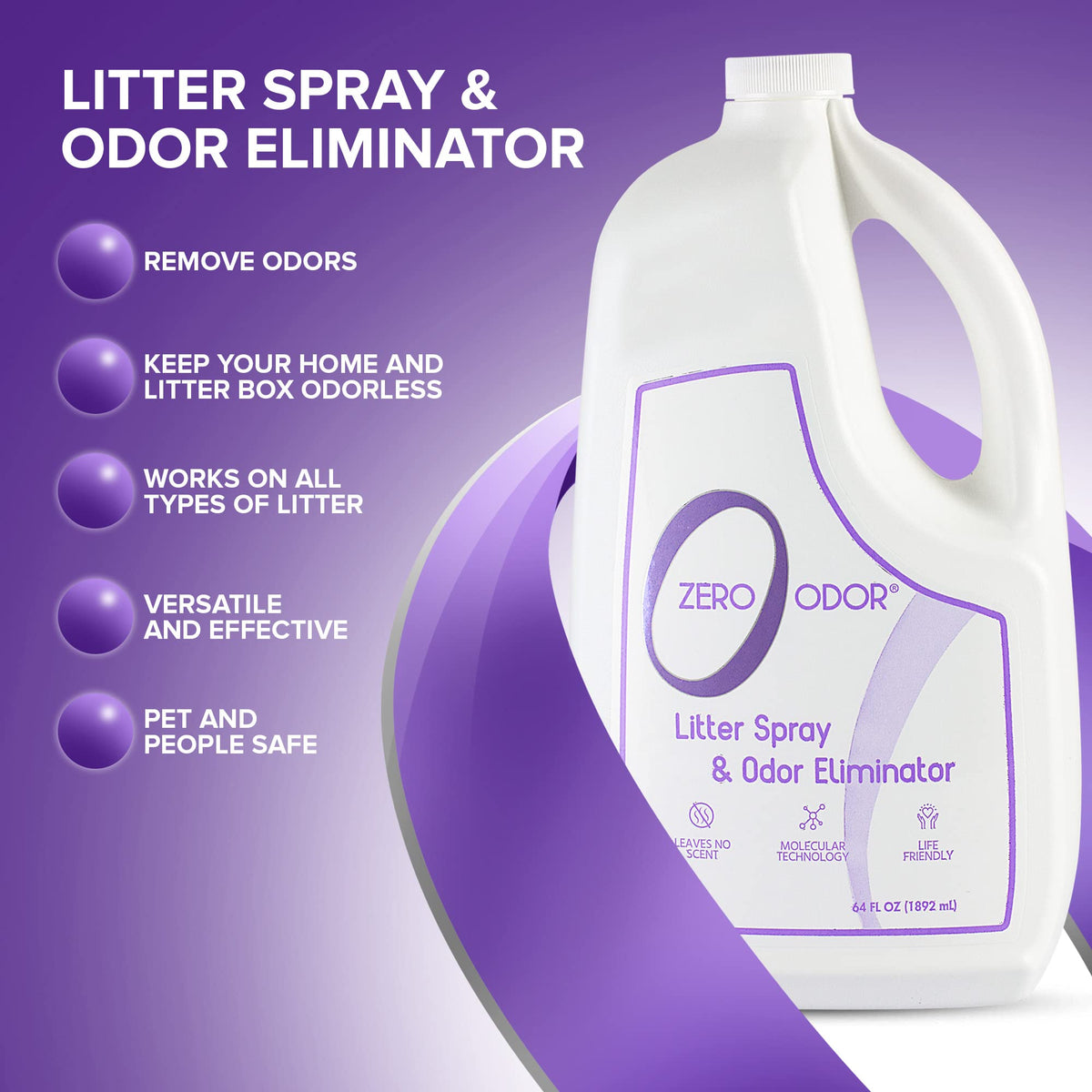Cat Litter Deodorizer Refill 64 oz D121
