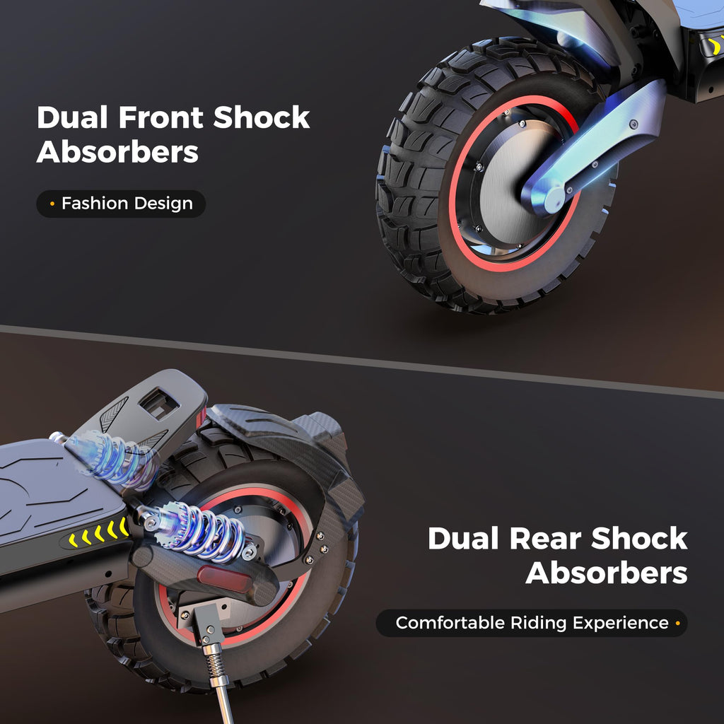 Electric Scooter with Off-Road Tires G155