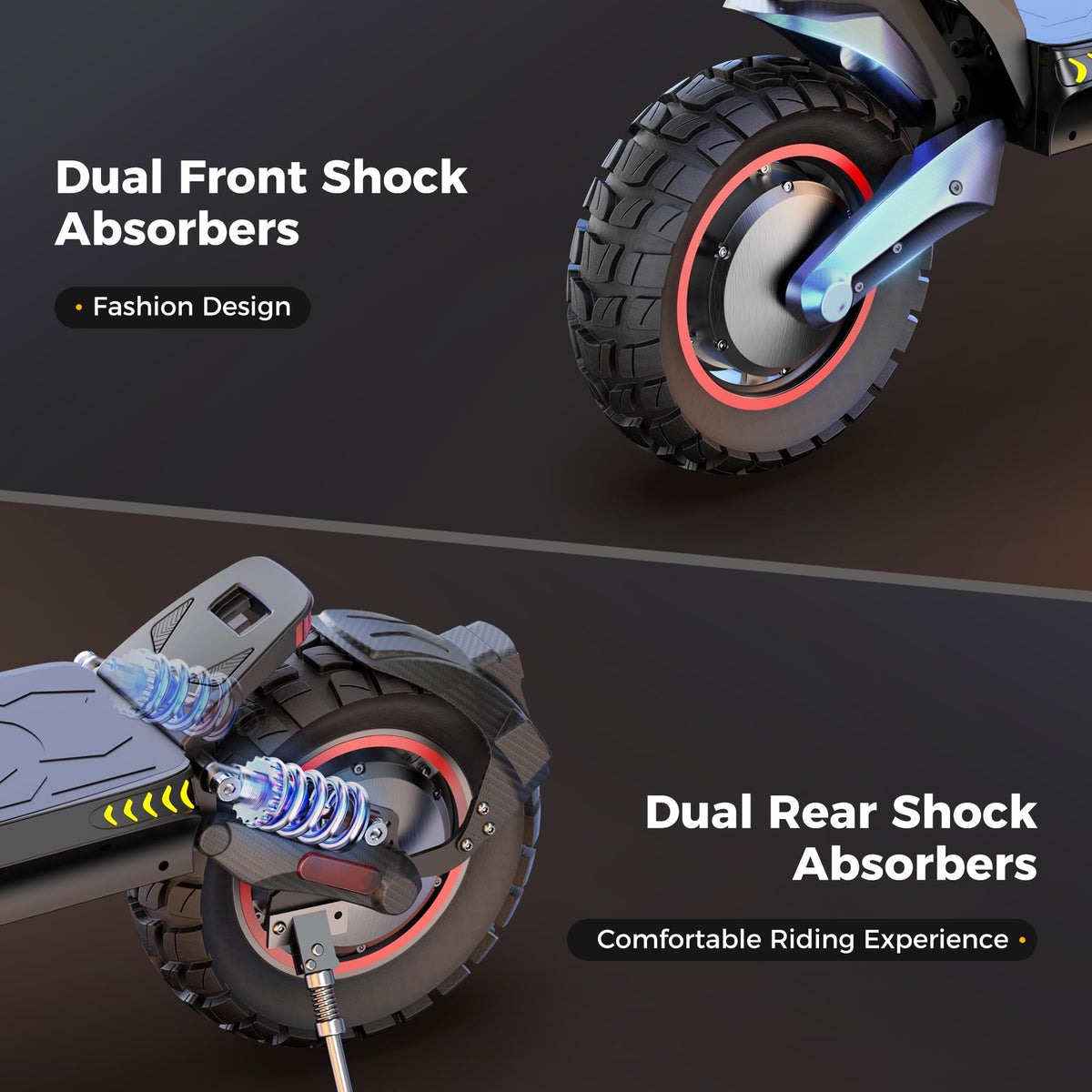 Electric Scooter with Off-Road Tires G155