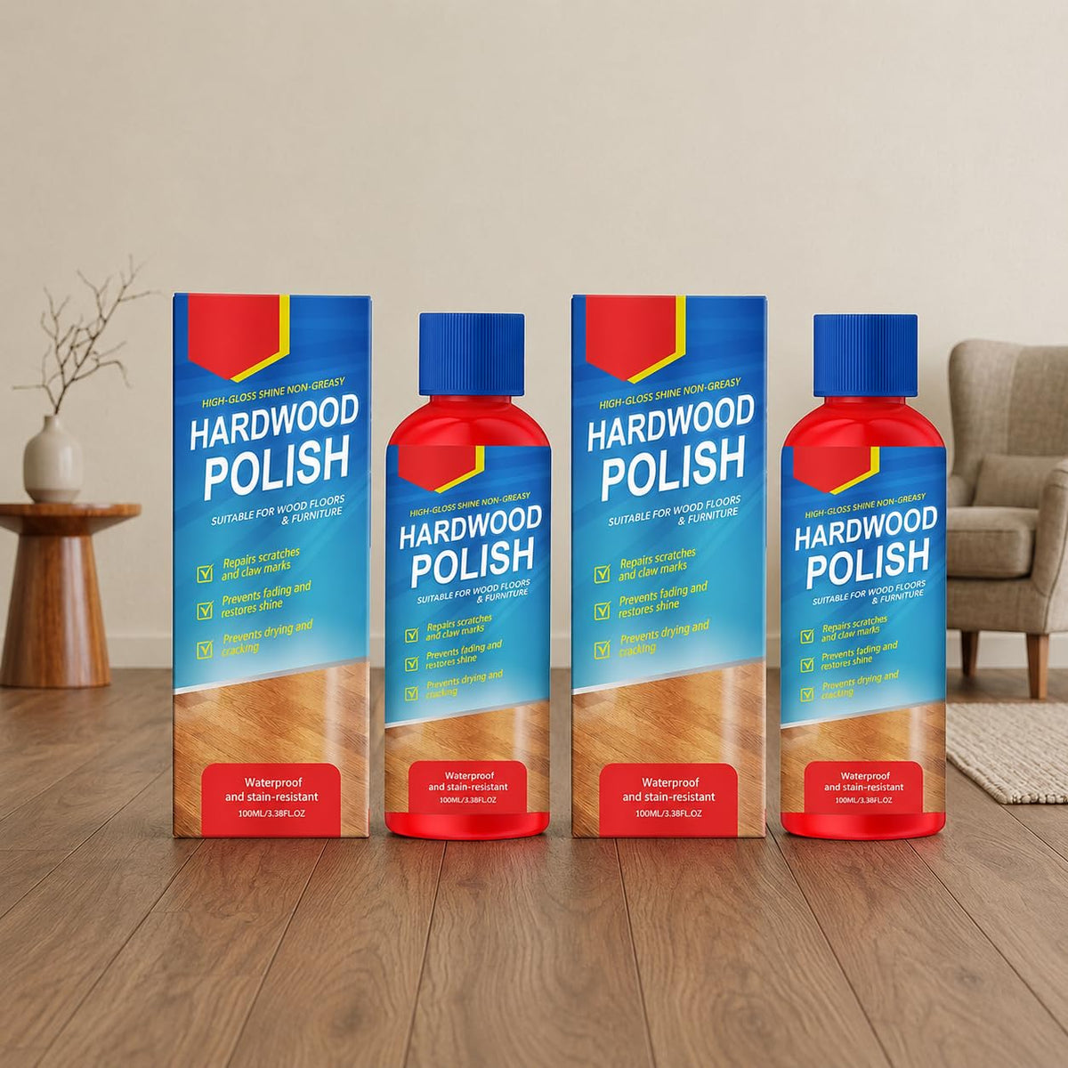 High-Gloss Wood Floor Polish E399381