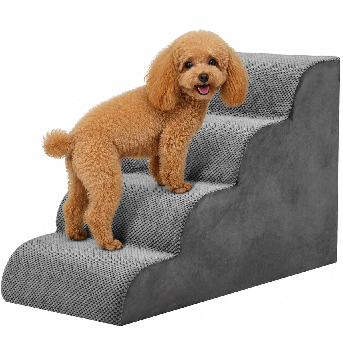 4-Step Grey Dog Stairs S263