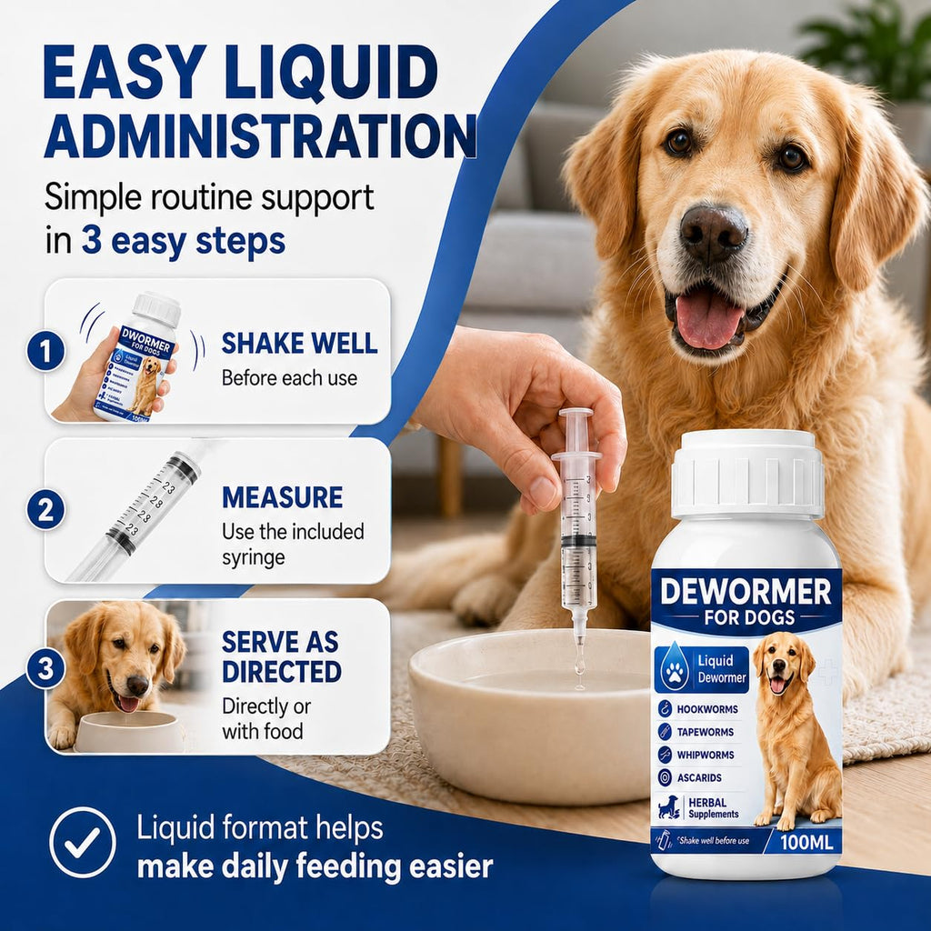 Dog and Puppy Dewormer Liquid B331