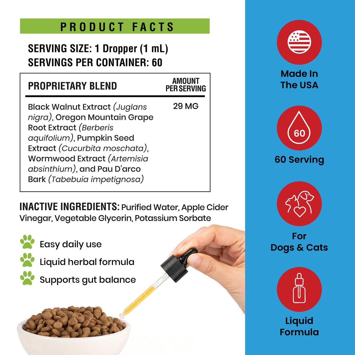 2 oz Herbal Cleanse for Dogs & Cats Q526340