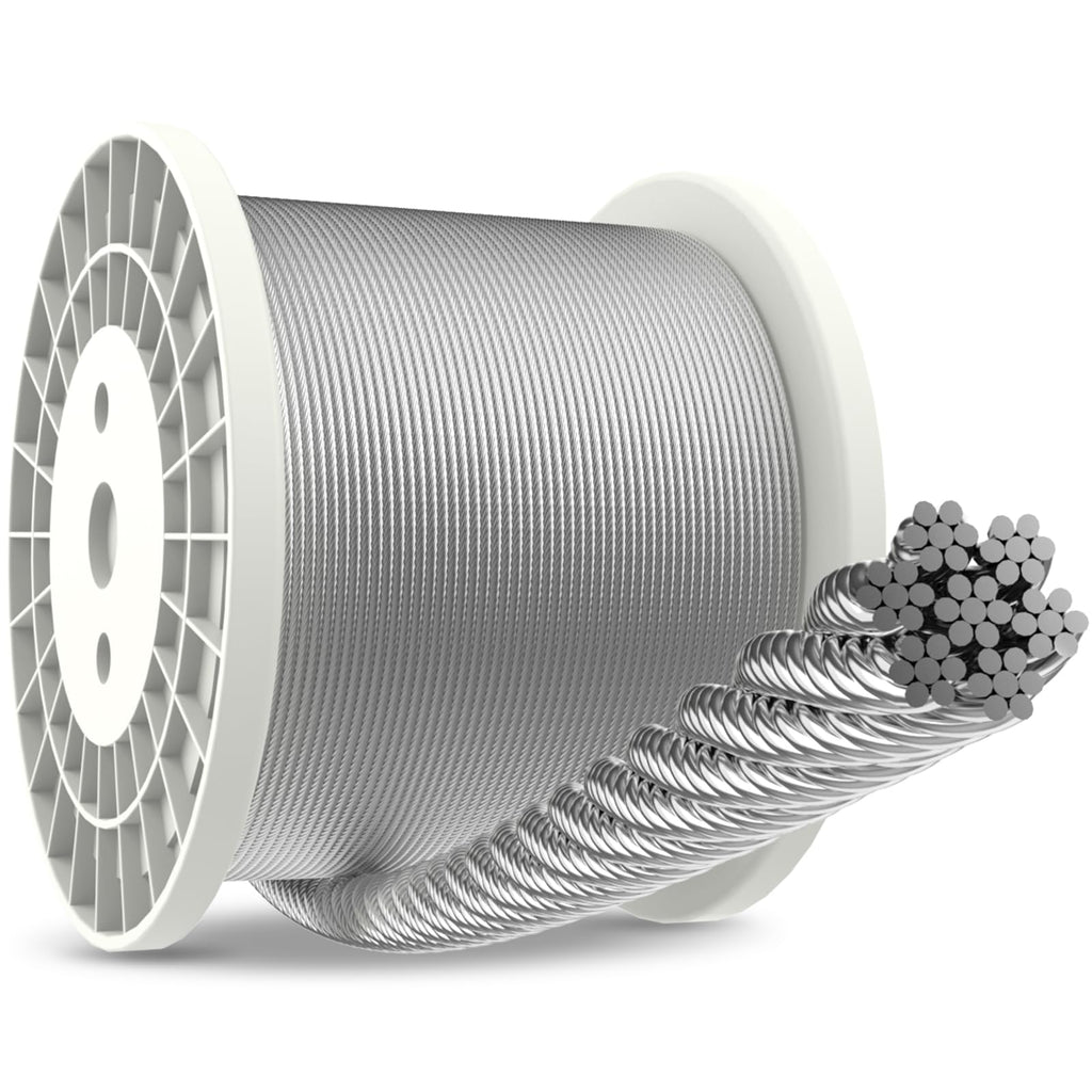 1000FT 1/8" Stainless Steel Cable I769413