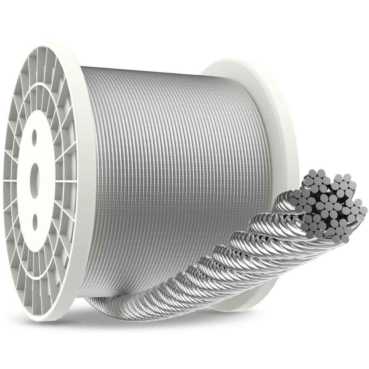 1000FT 1/8" Stainless Steel Cable I769413