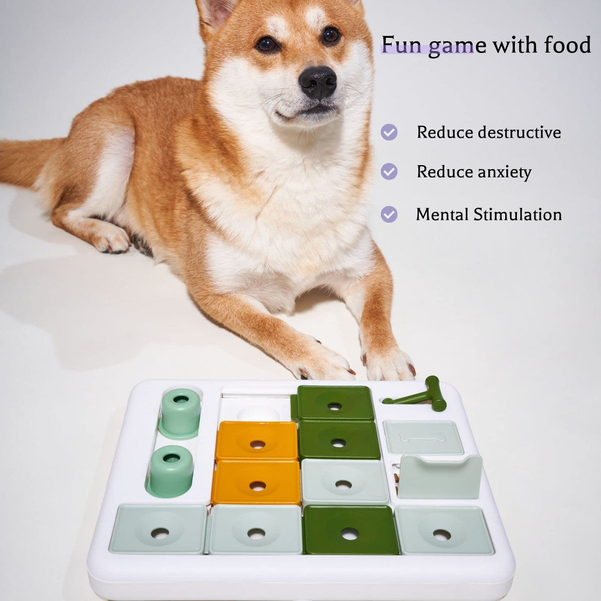 Dog Puzzle Toy 3 Levels I7863