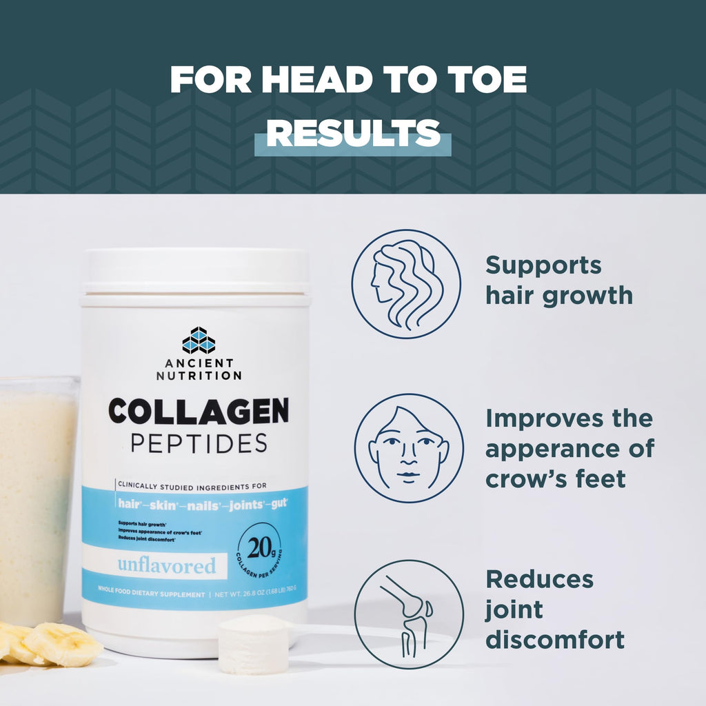 Hydrolyzed Collagen Peptides Powder, Unflavored N5971