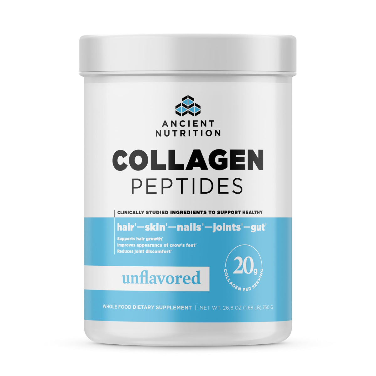 Hydrolyzed Collagen Peptides Powder, Unflavored N5971