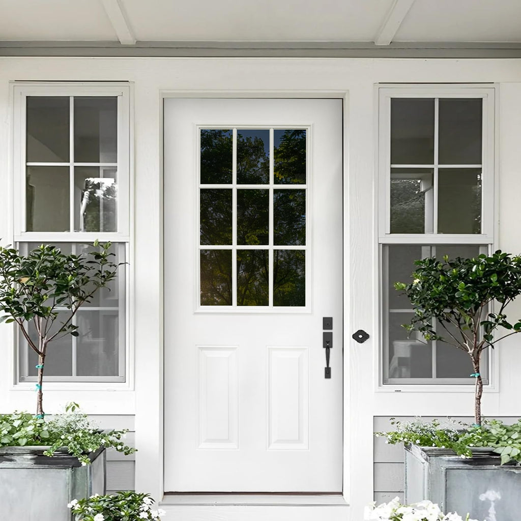 Fiberglass Exterior Door with Brickmould, 36'' x 80'' Front Entry Door O378820