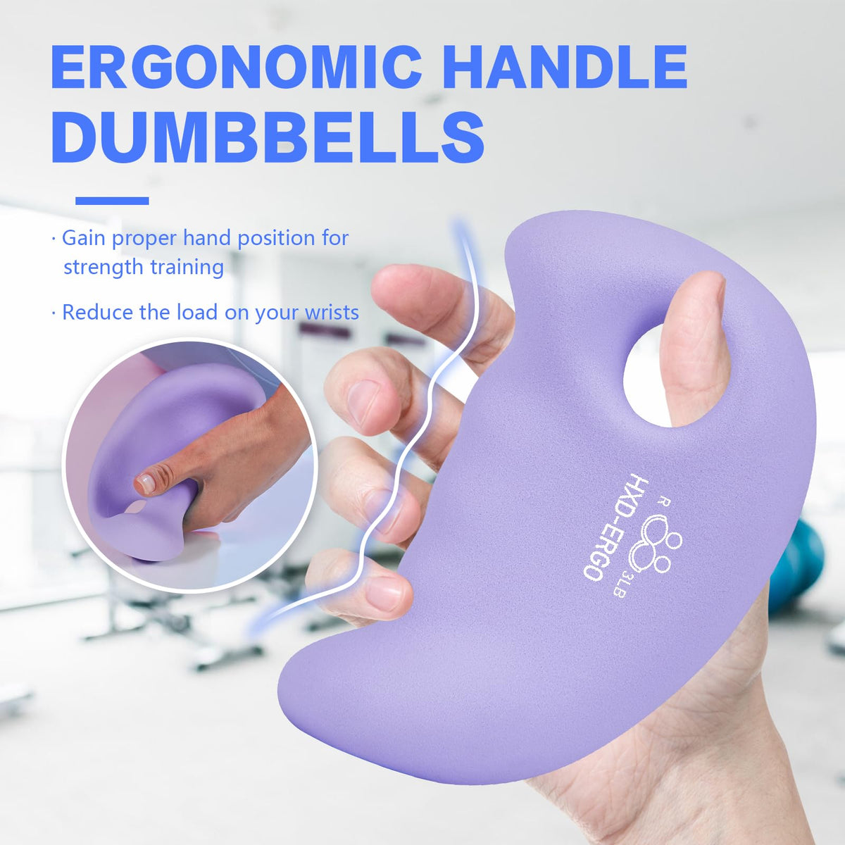 Ergonomic Ear Dumbbells T1281