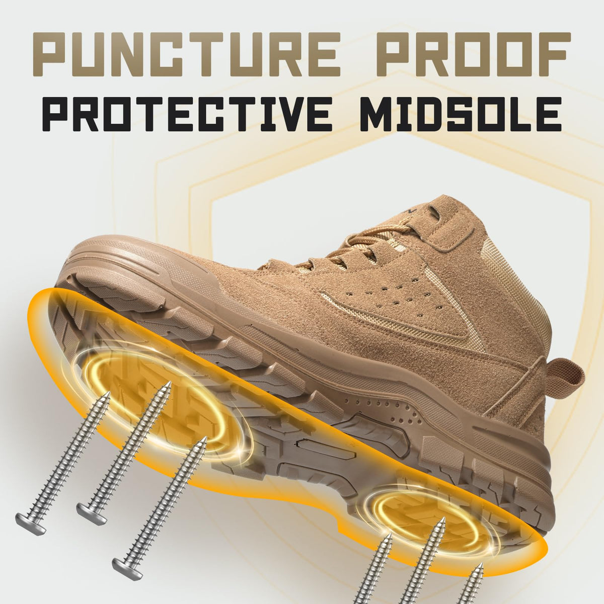 Steel Toe Lightweight Work Boots P3386