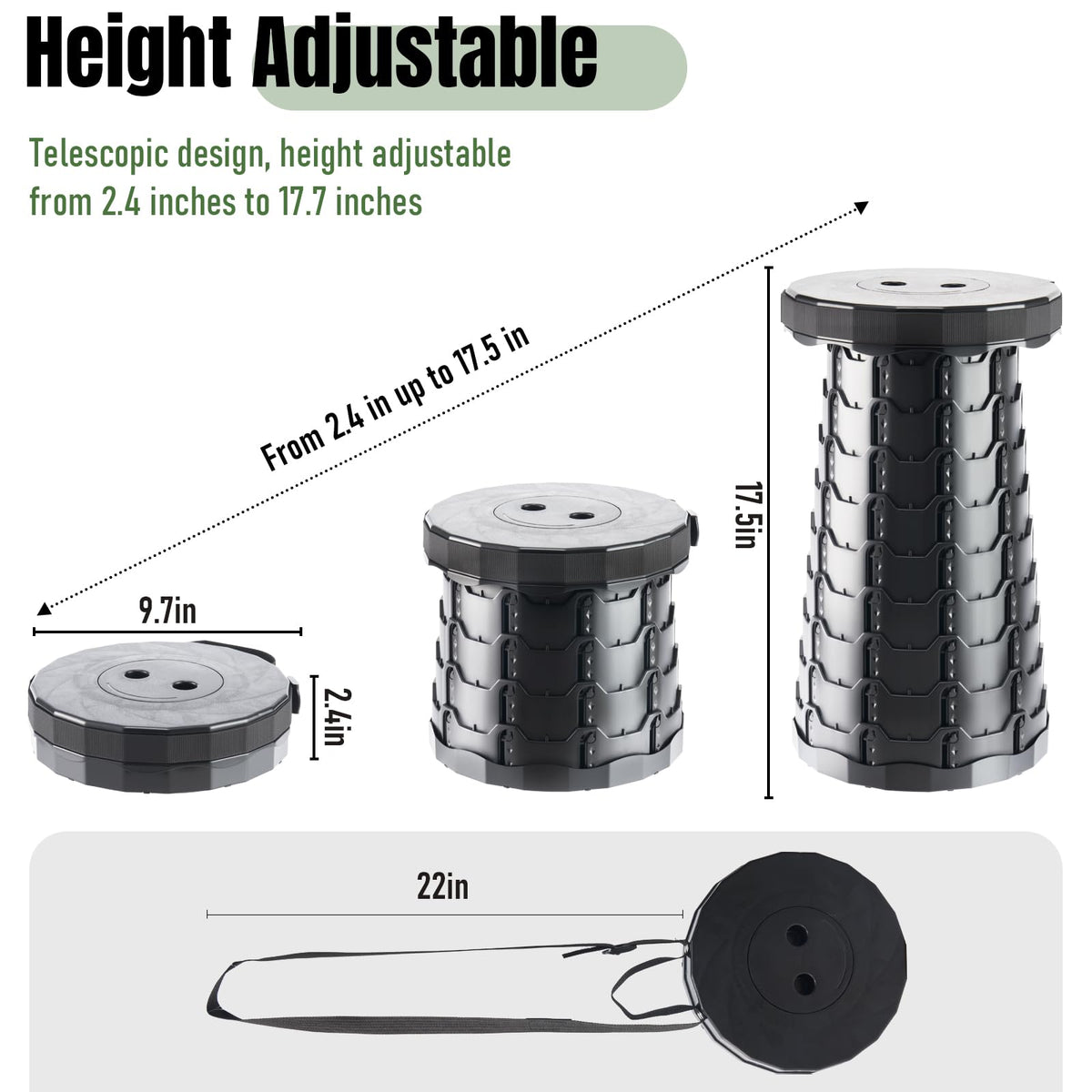 Collapsible Stool 2 Pack B89433
