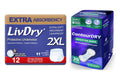XXL Incontinence Underwear and XL Booster Pads Bundle Z1886