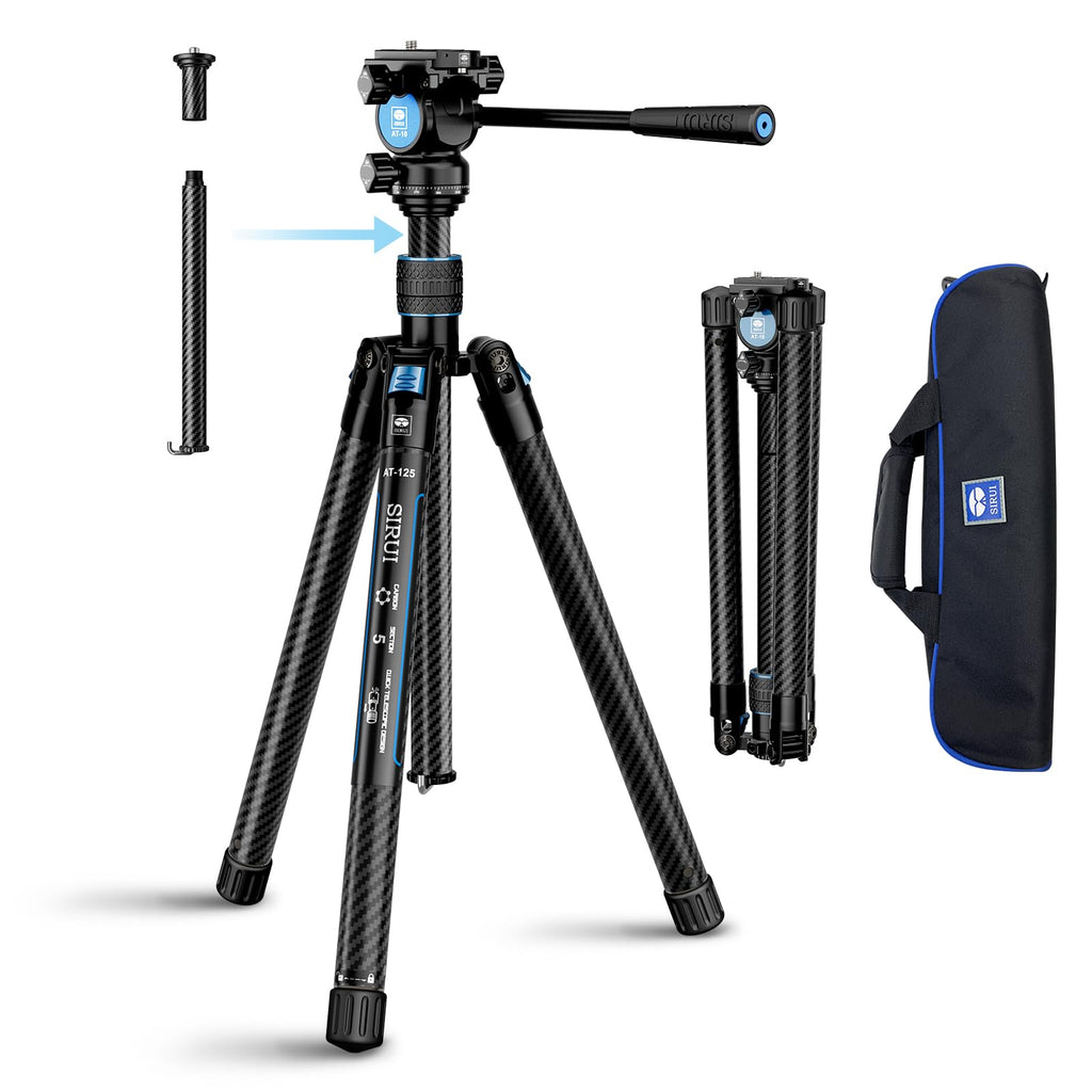 Carbon Fiber Tripod with Panoramic Fluid Head S177