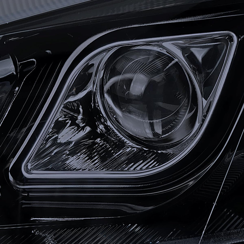 Glossy Black LED Projector Headlights E7008