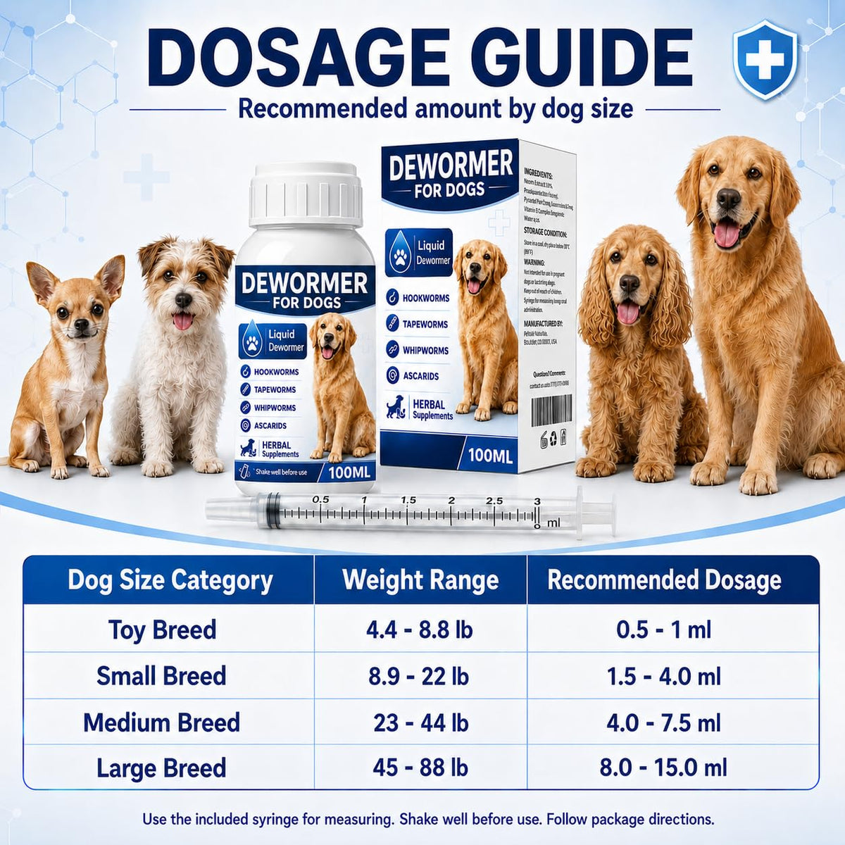 Dog and Puppy Dewormer Liquid B331