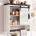 Bathroom Wall Cabinet with Sliding Door J859849