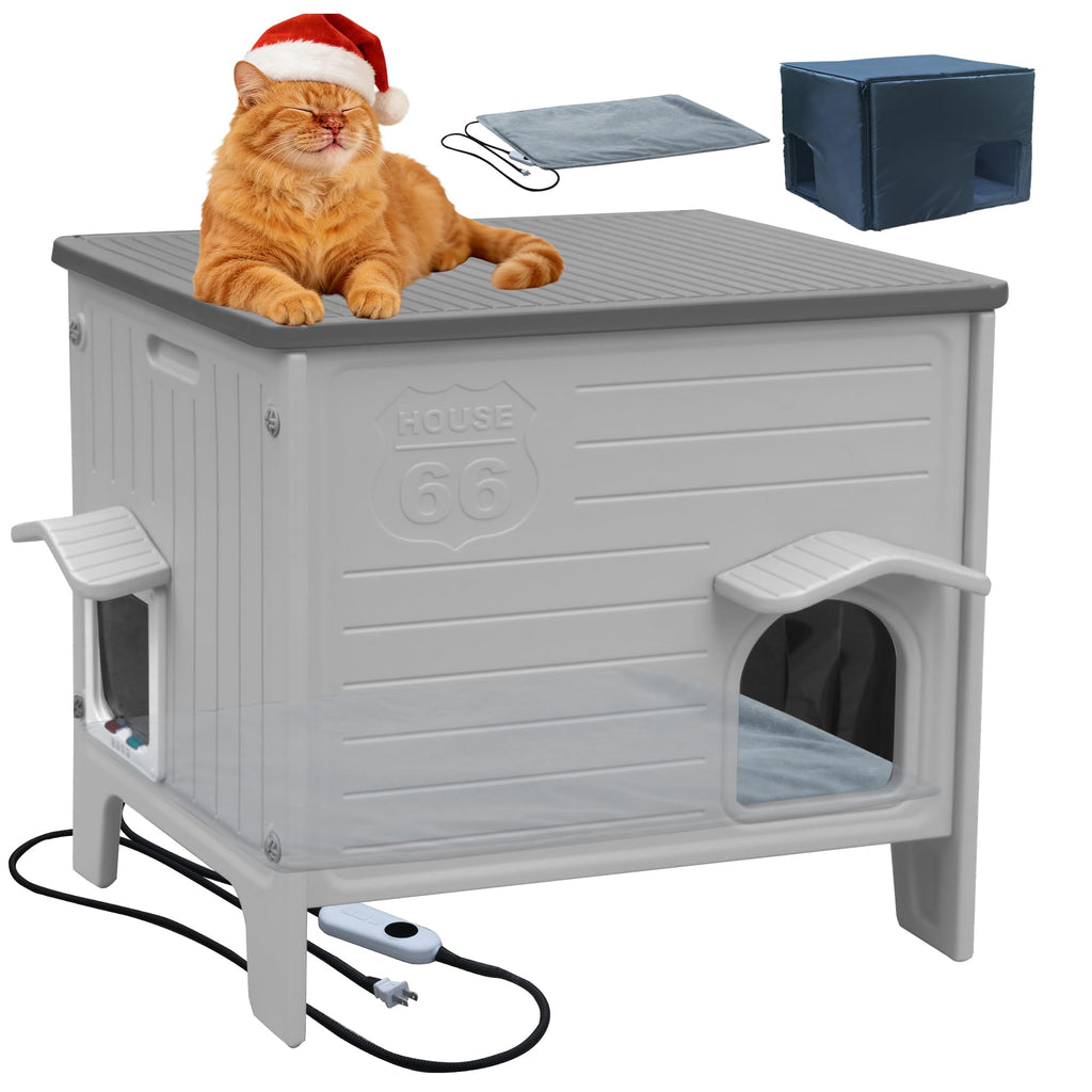 Insulated Heated Cat House N7910