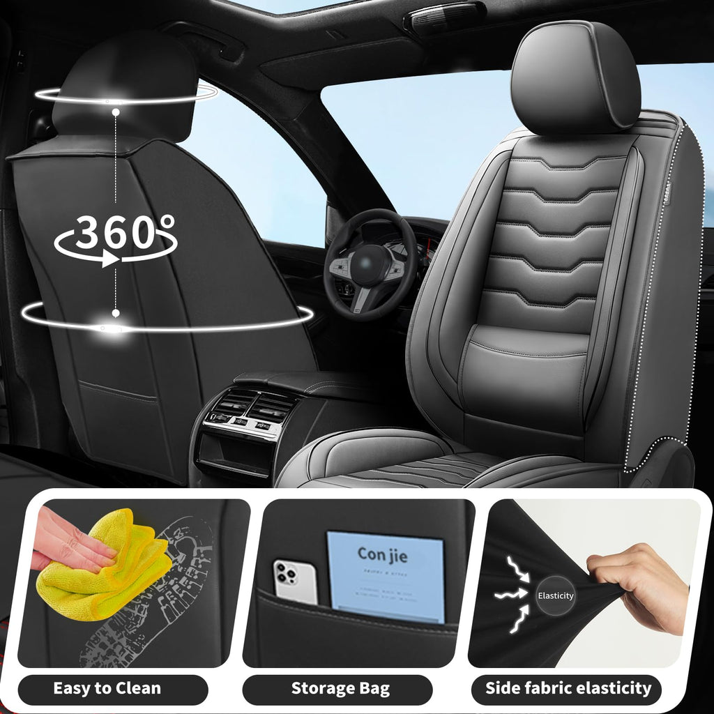 Black Car Seat Covers J105890