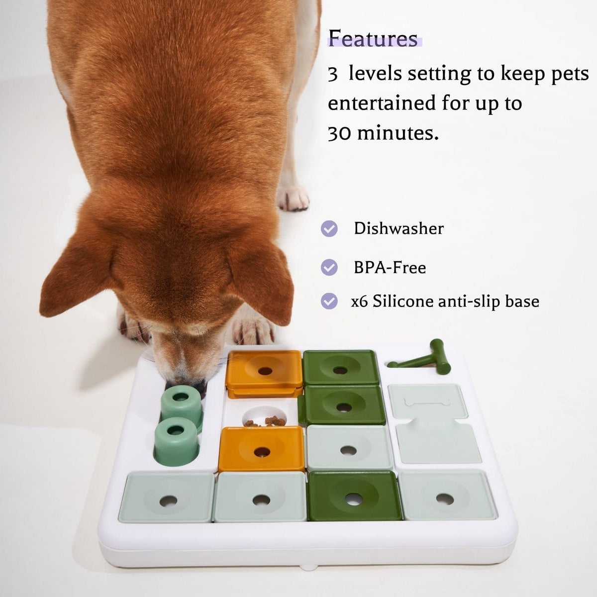Dog Puzzle Toy 3 Levels I7863