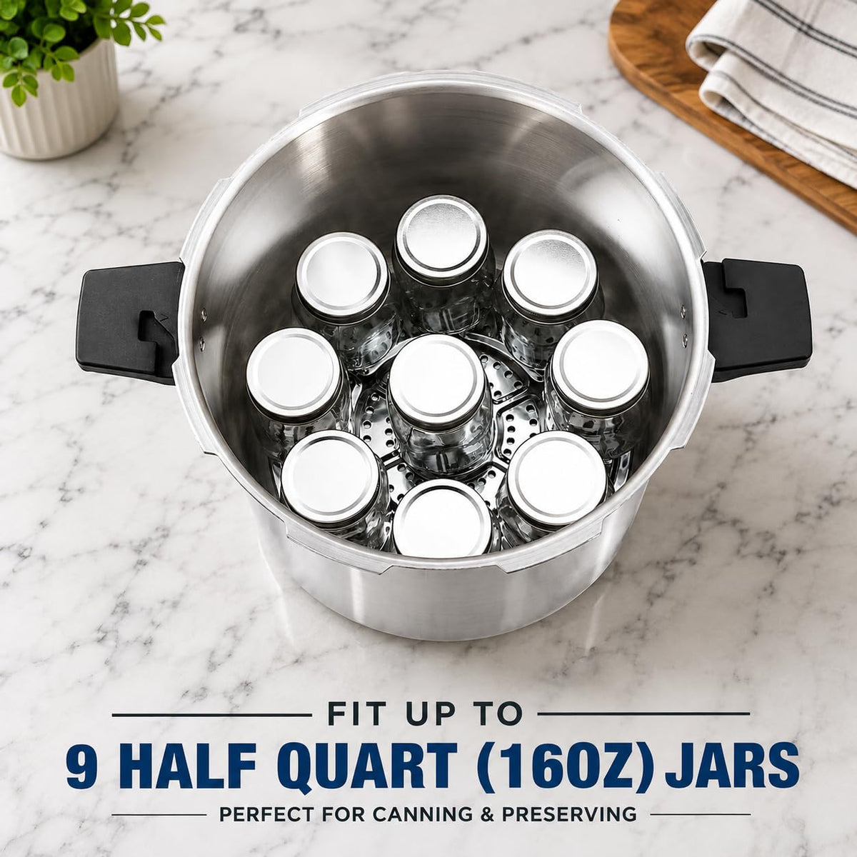 23 Qt Aluminum Pressure Cooker & Canner B110