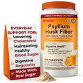 Psyllium Husk Powder Fiber Supplement Orange Flavor 48.2 oz P43693