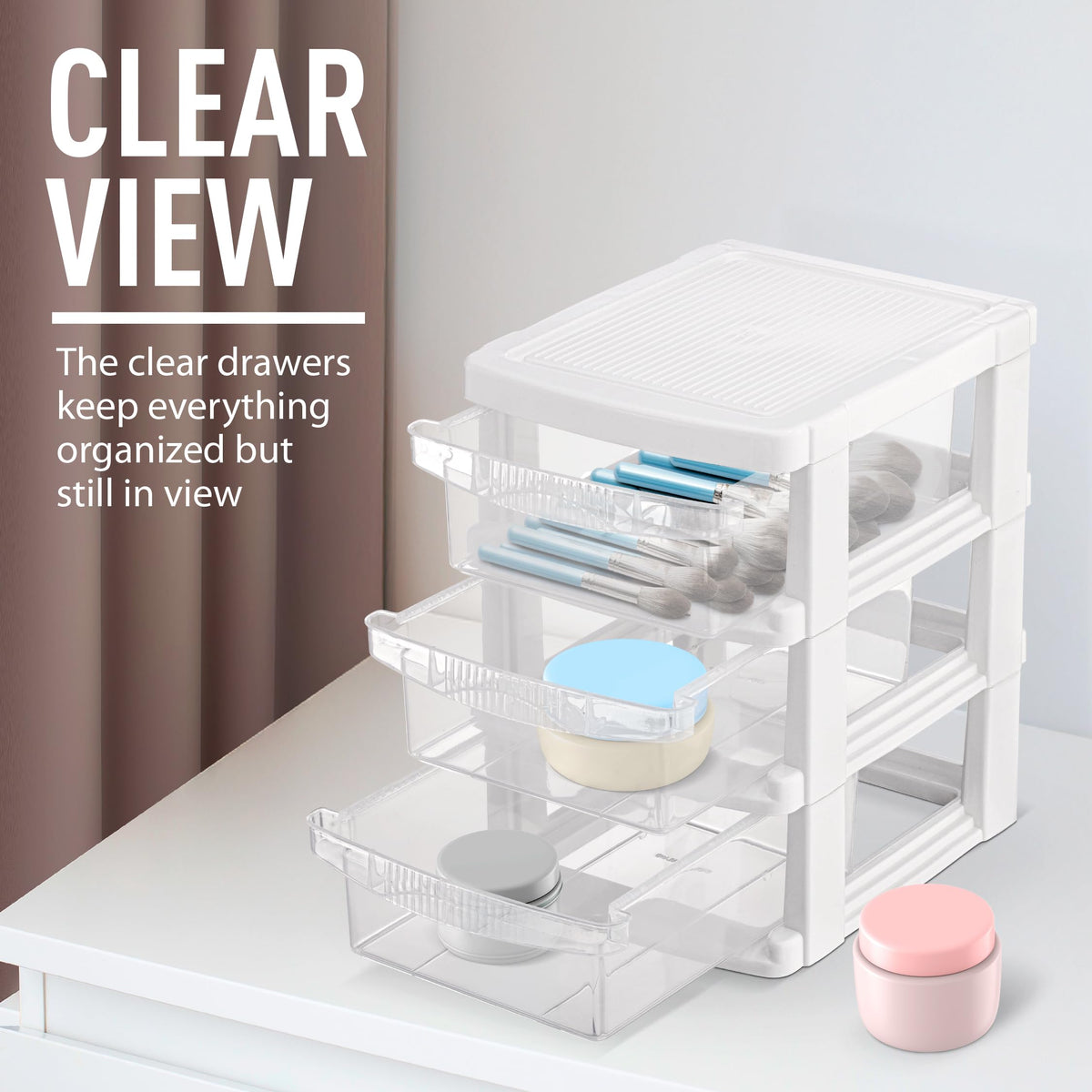3 Drawer Plastic Storage Unit A833941