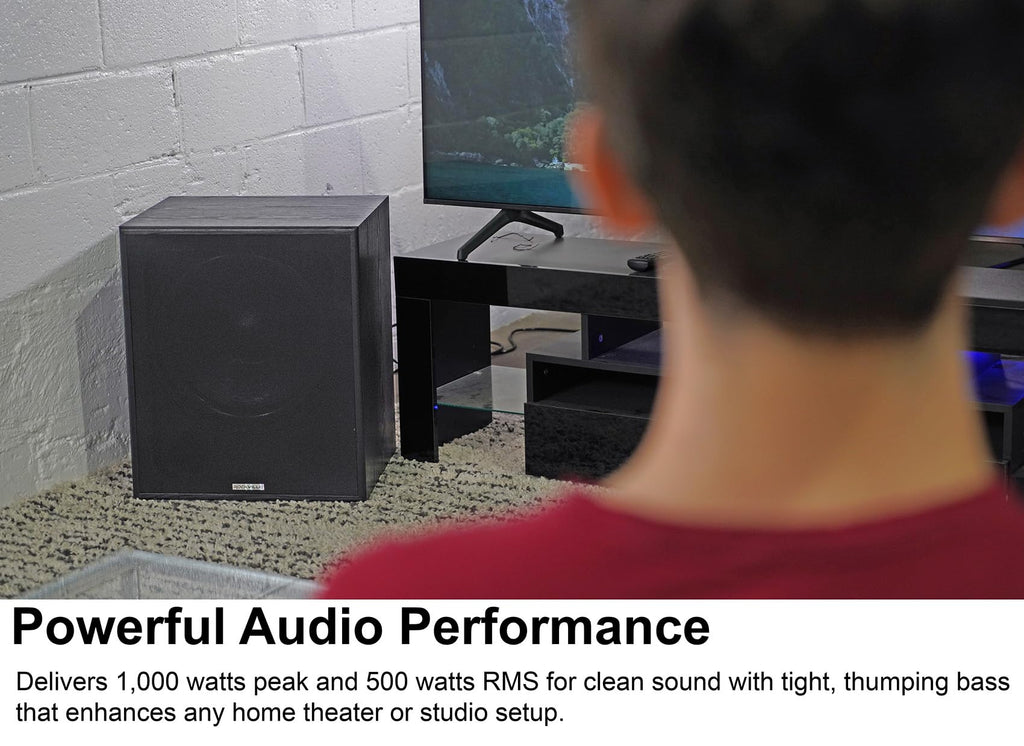 15" Black Powered Subwoofer S773