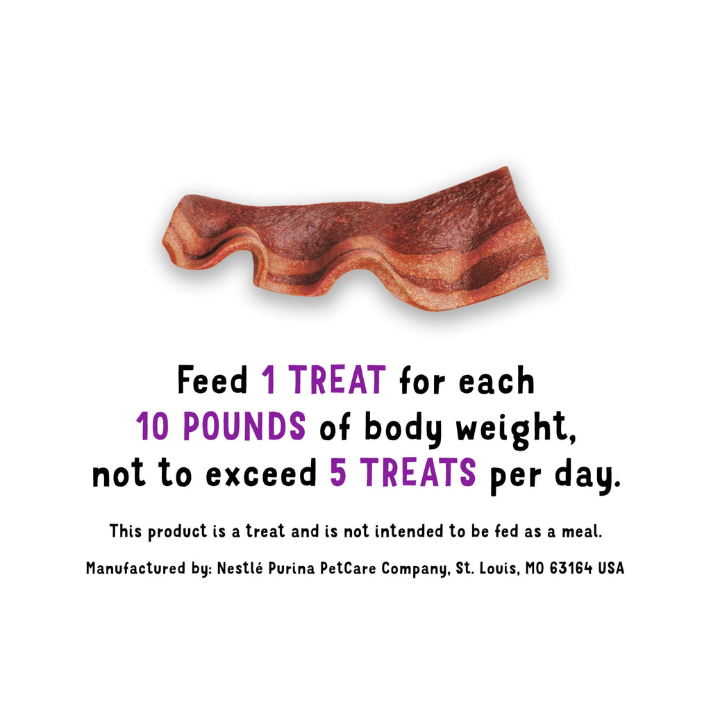 Dog Treats with Bacon 26 oz Pouches Y724502
