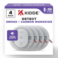 Hardwired Smoke & Carbon Monoxide Detector, 10-Year Battery Backup, 4 Pack Z71270