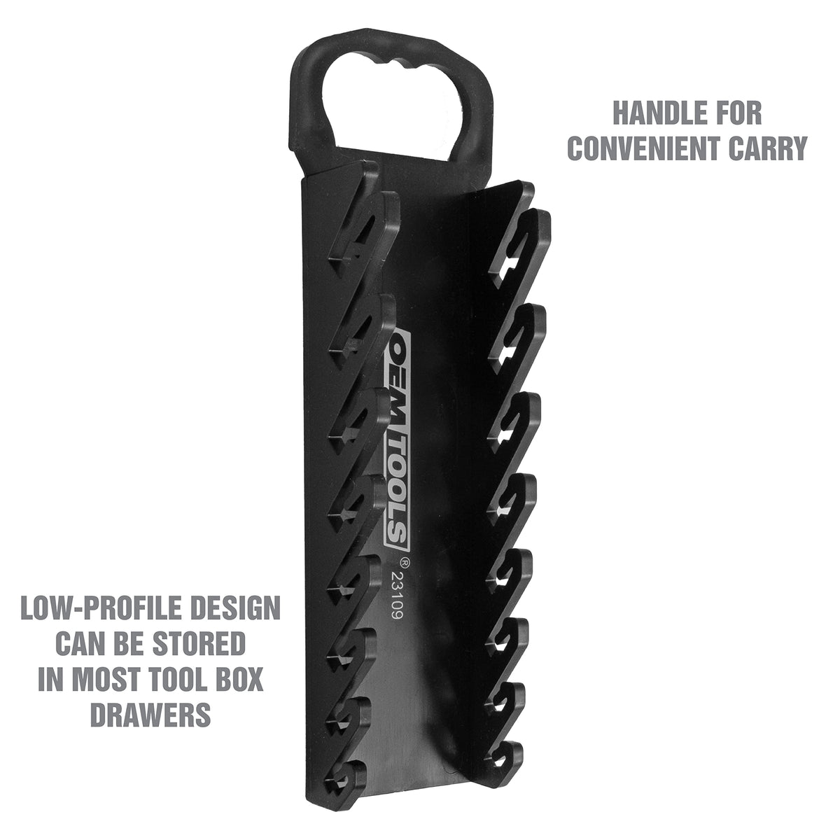 Black 10 Inches Wrench Organizer J339292