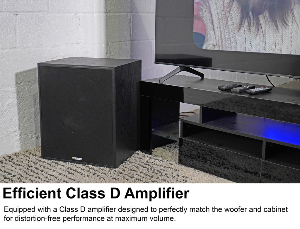 15" Black Powered Subwoofer S773
