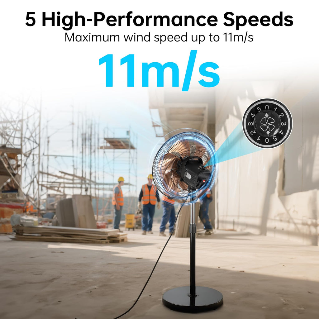 18 Inch Oscillating High Velocity Pedestal Fan R2626
