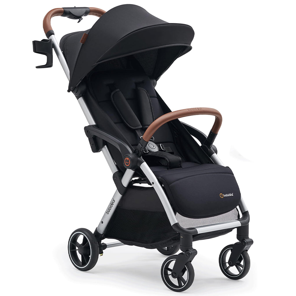 Lightweight Self-Folding Baby Stroller with Canopy and Cup Holder V6626
