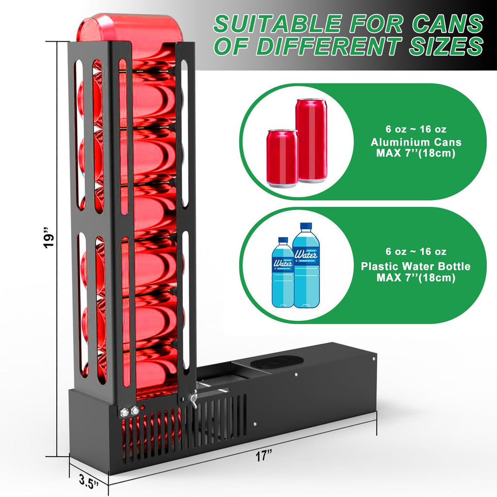 Electric Can Crusher, 8 Cans at a Time, Heavy Duty for 12oz & 16oz Cans H194