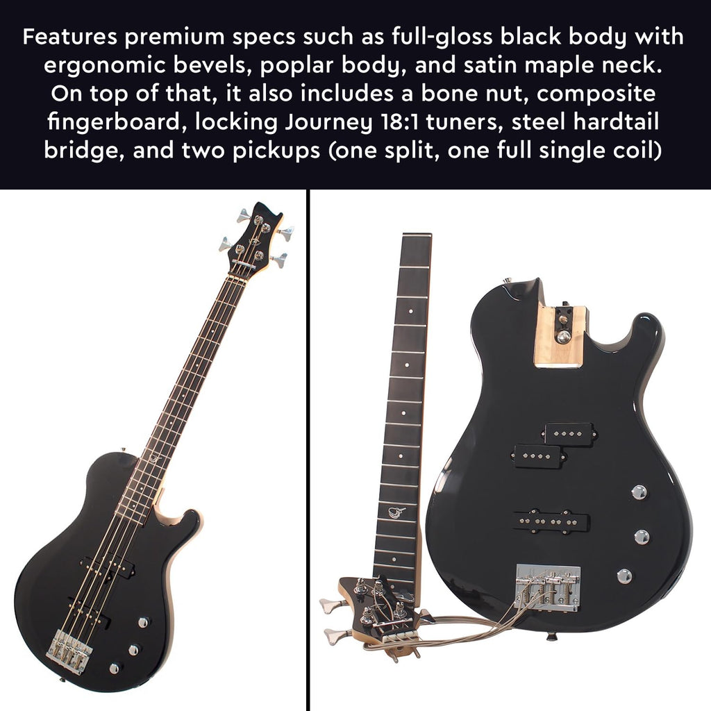 Collapsible Folding Electric Travel Guitar K2167