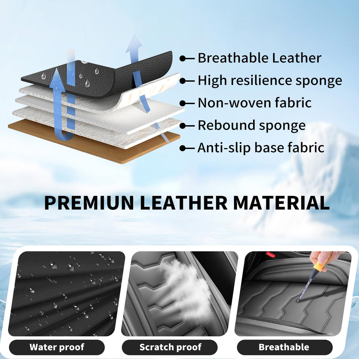 Black Car Seat Covers J105890