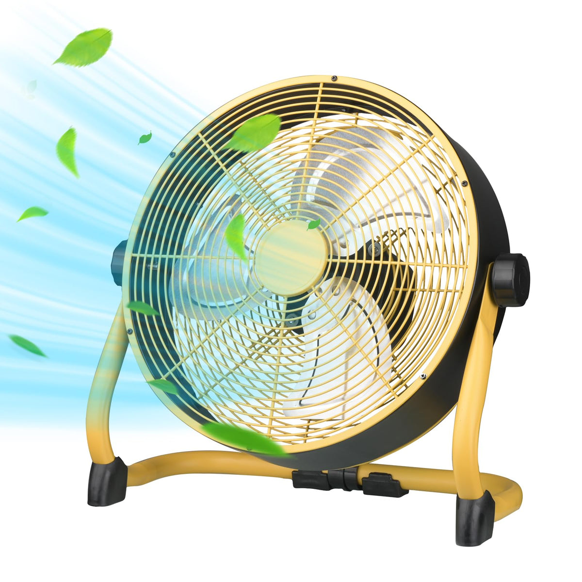 12 Inch High Velocity Metal Floor Fan T1219