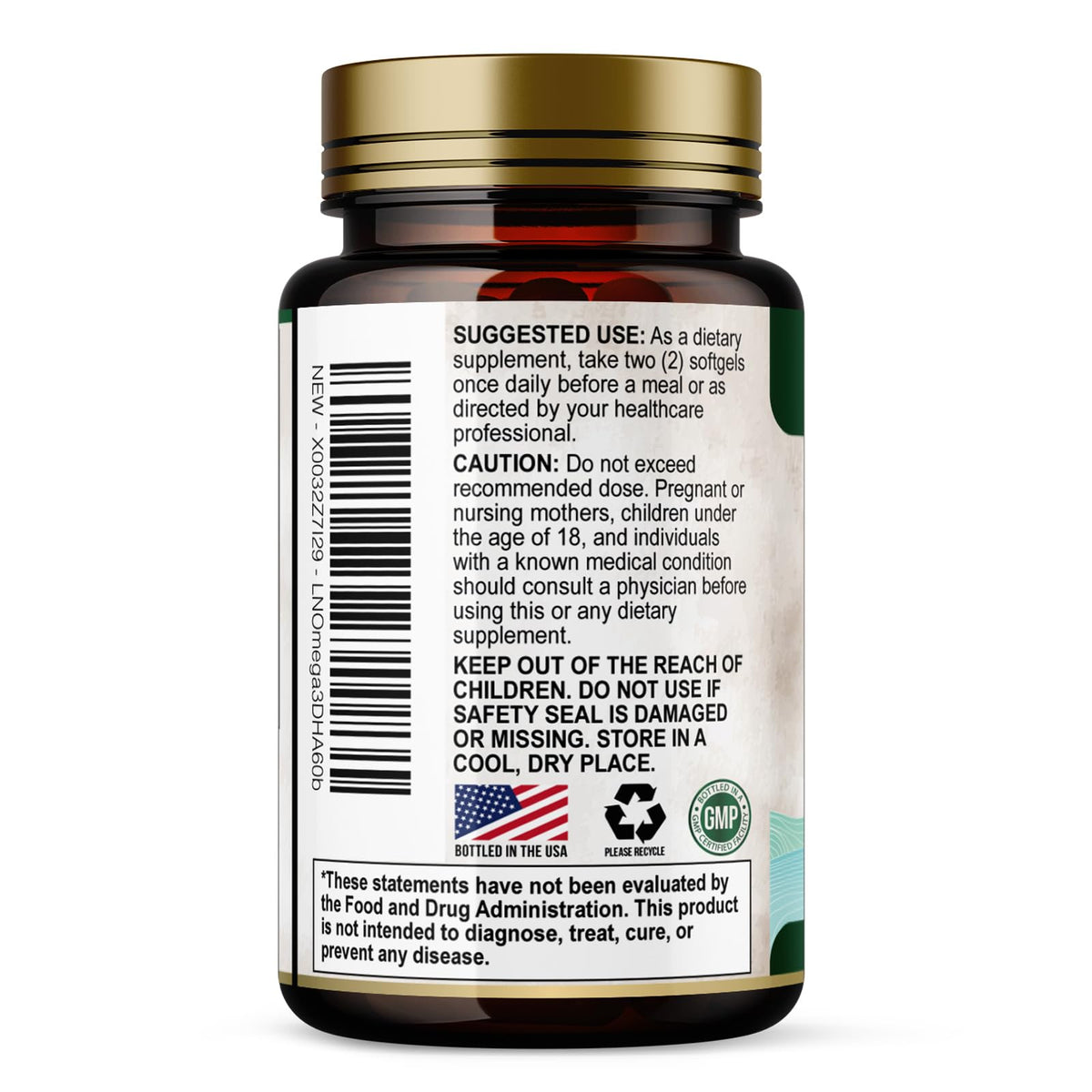 2400mg Omega 3 Fish Oil Softgels M942344