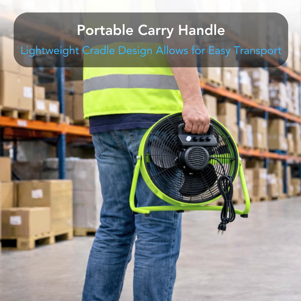 14-Inch High-Velocity Industrial Floor Fan I33051