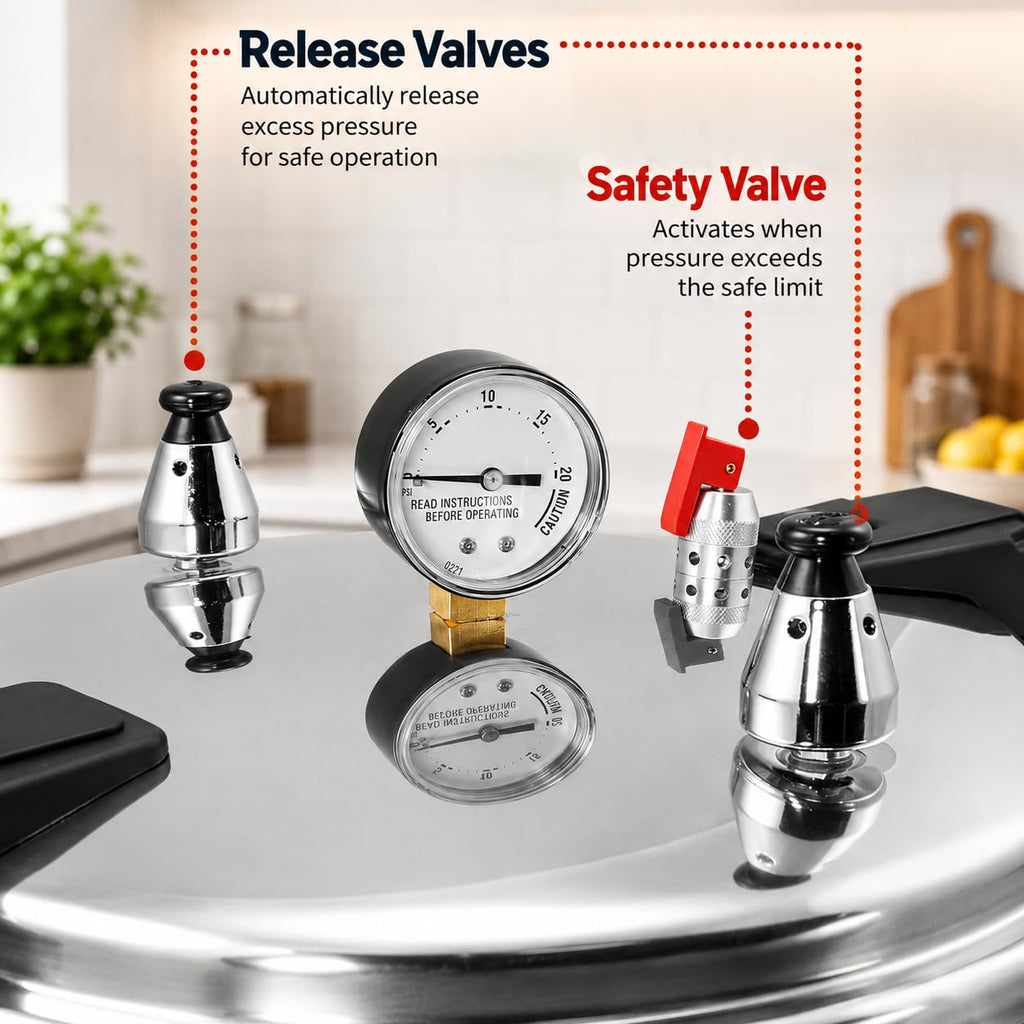 23 Qt Aluminum Pressure Cooker & Canner B110