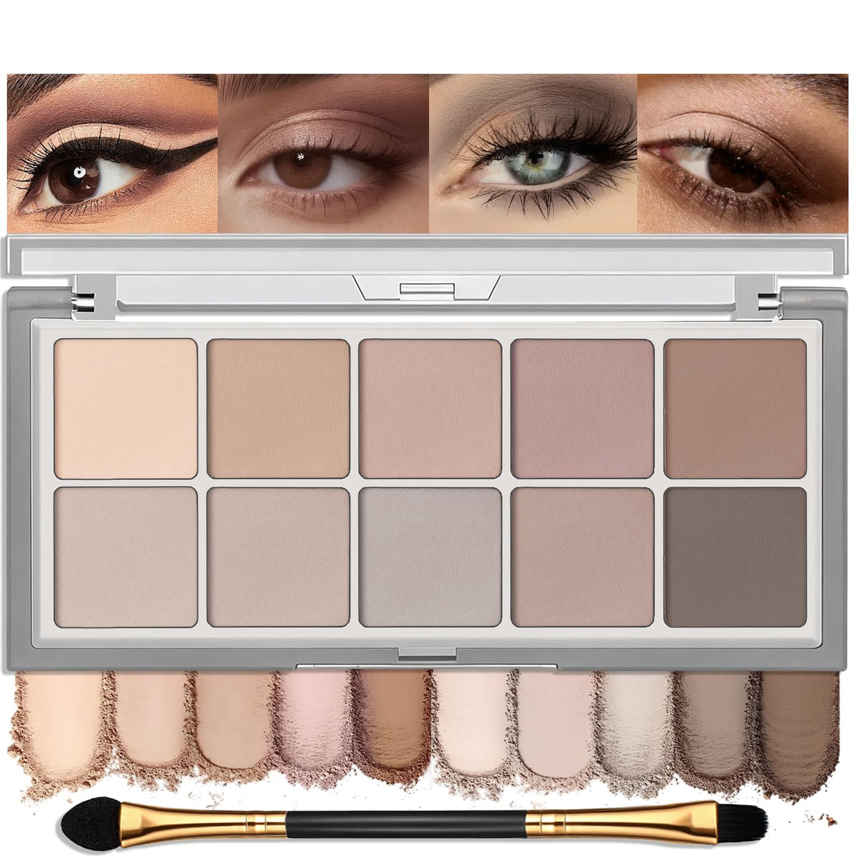 10 Colors Matte Neutral Eyeshadow Palette I6285