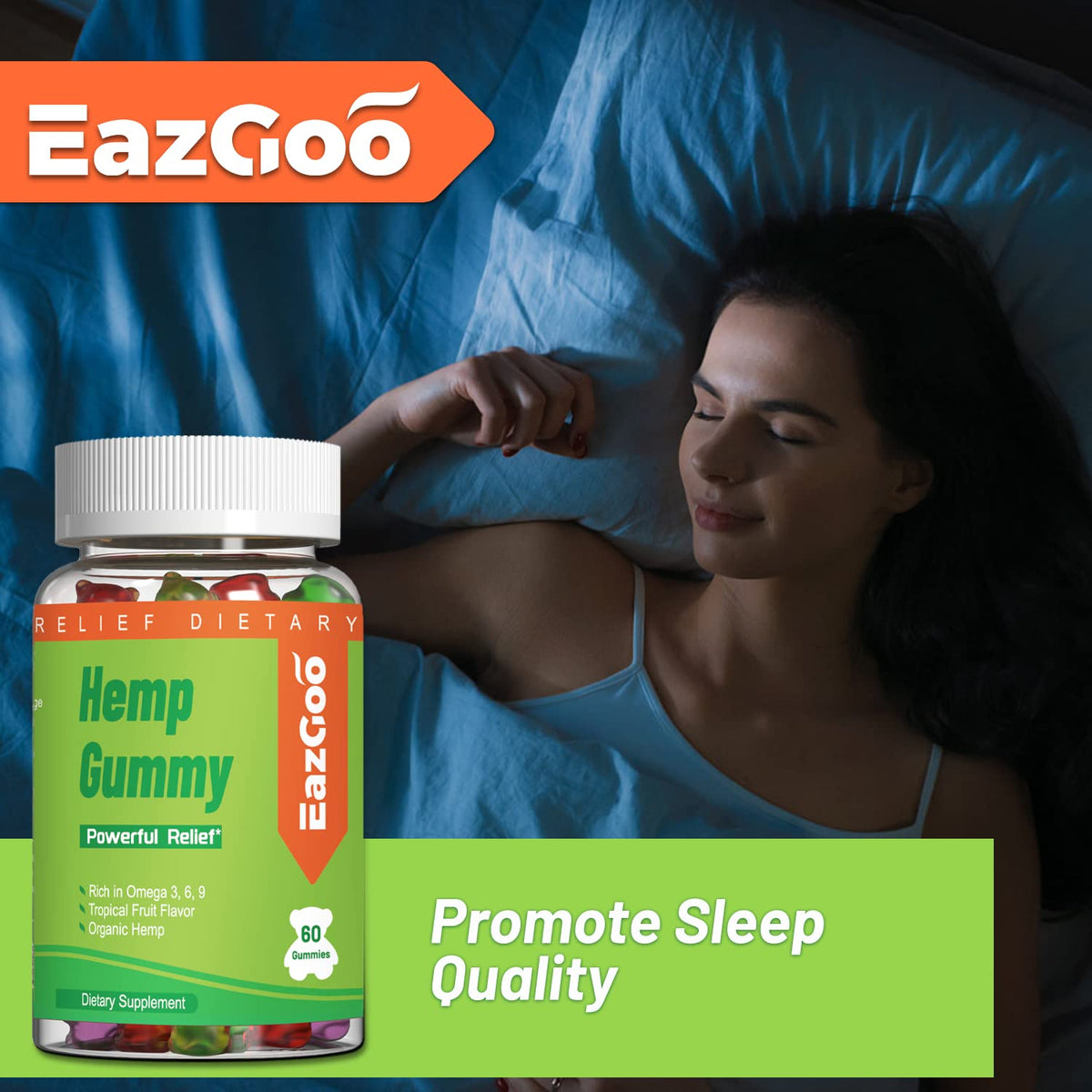 Hemp Gummies 2,000,000 XXL Extra Strength 120 Counts C850