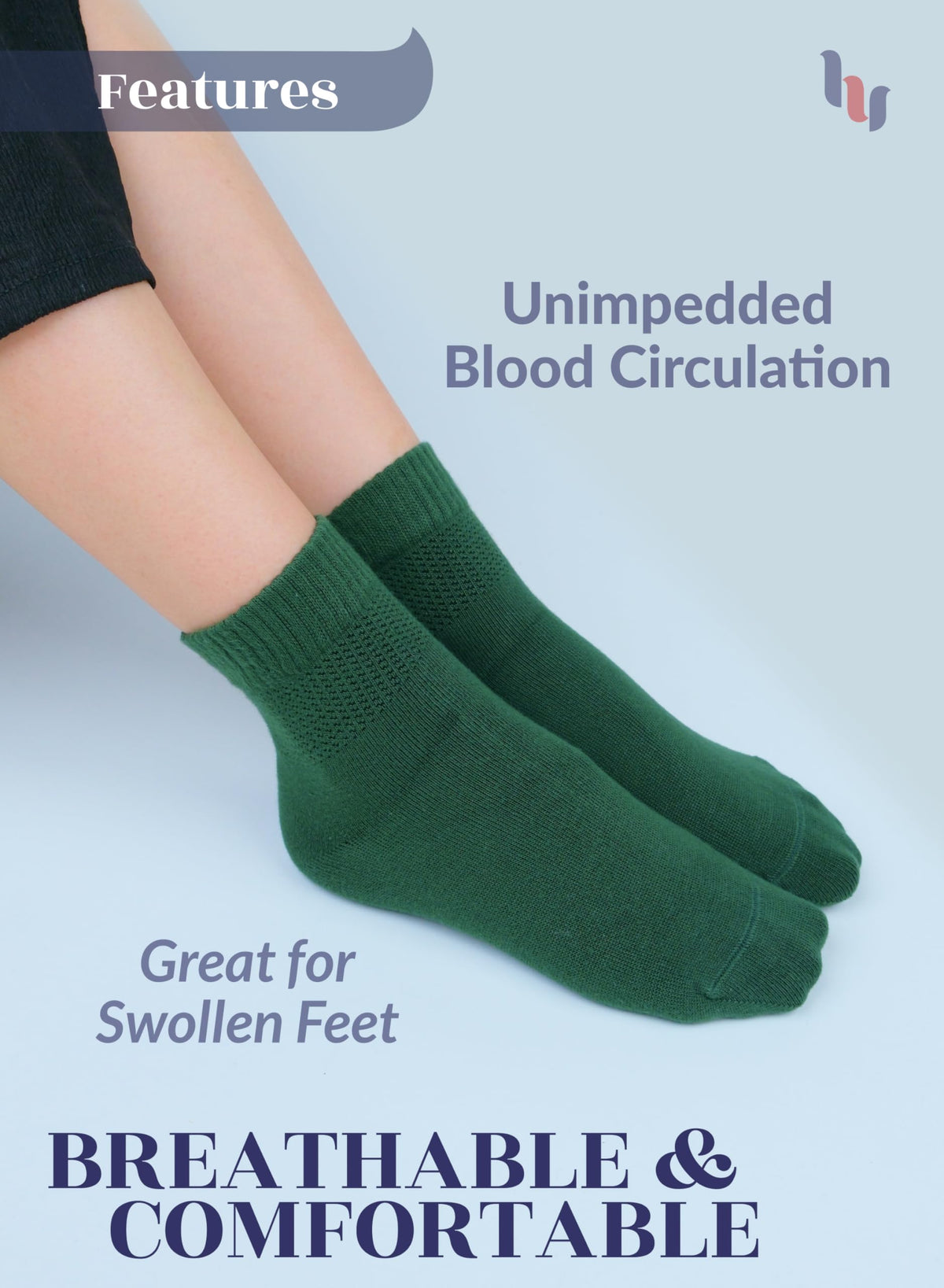 Bamboo Seamless Ankle Socks T2755