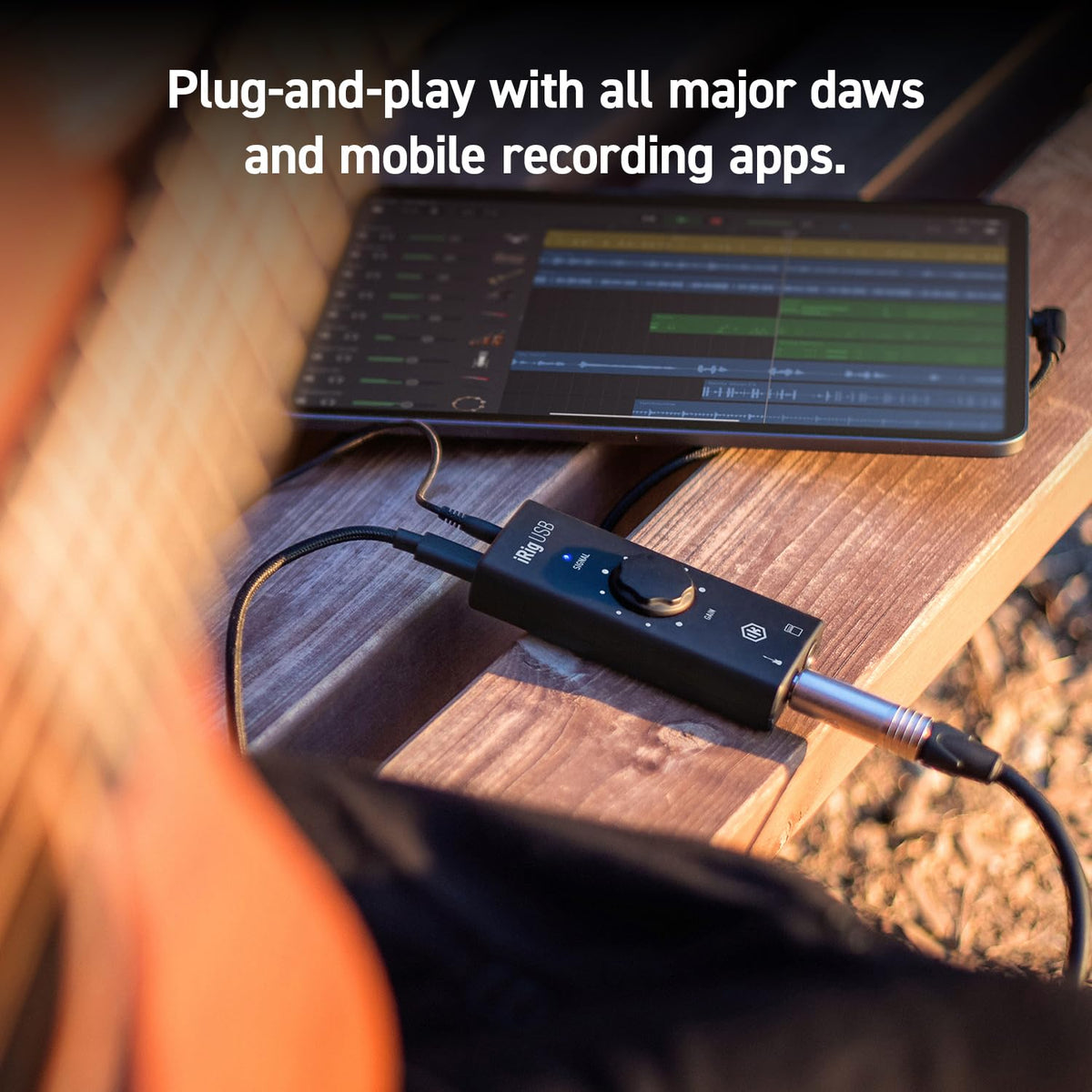 USB Guitar Audio Interface 24-bit 48 kHz D712