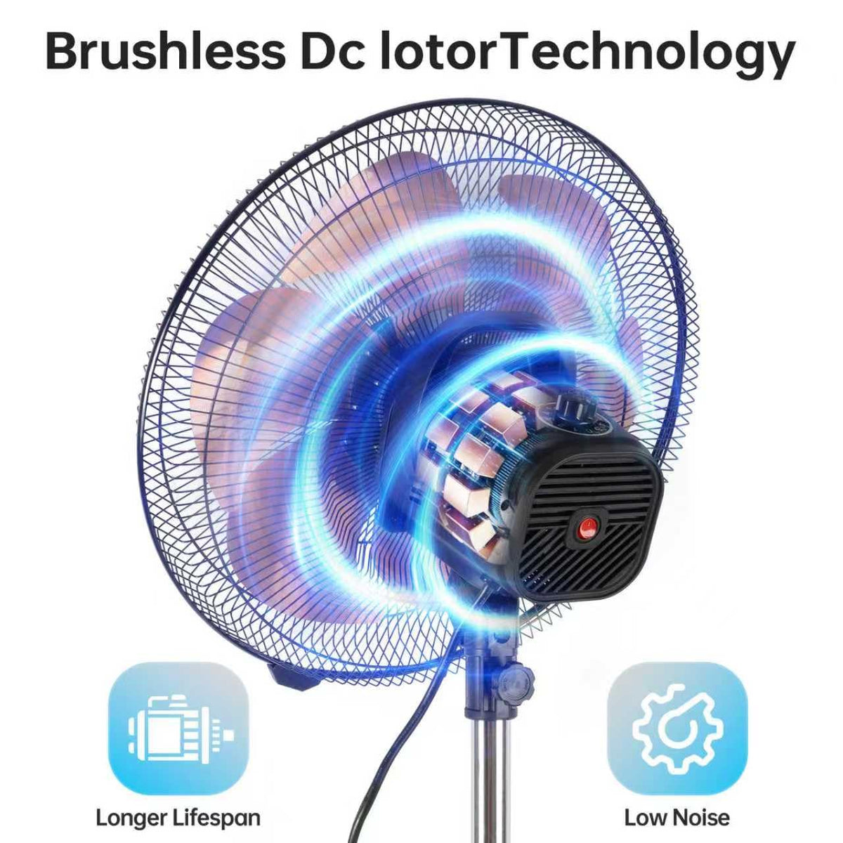 18 Inch Oscillating High Velocity Pedestal Fan R2626