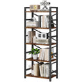 5 Tier Wood and Metal Bookshelf B3117